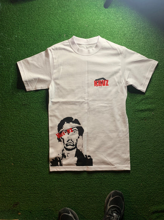 Designer junkie tee*white