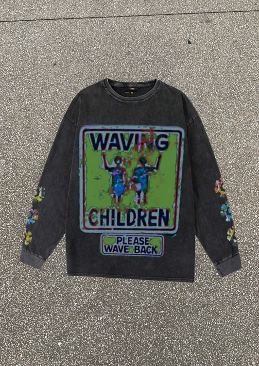 Waving children Sweater