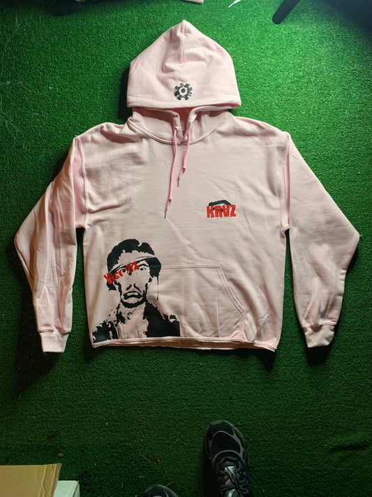 Designer junkie hoodie*pink